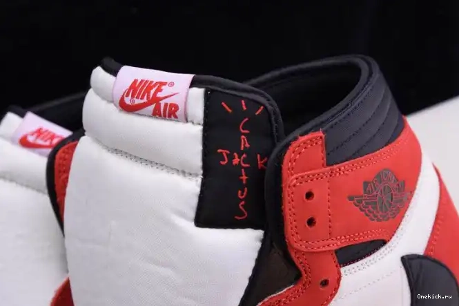 One Kick JORDAN - SCOTT AIR 100(RED) RETRO 1 X CD4487 OG HIGH TRAVIS 0621